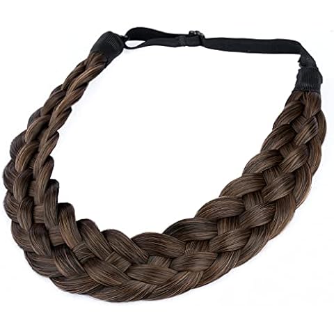 BOBIYA 5 Strand Synthetic Hair Headband Cover