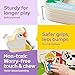 lalalark Tactile & Sound Wooden Chunky Puzzles for Baby 2-4, Musical Farm Animal Toys, Educational Wooden Block Puzzles, Kids Christmas Birthday Gifts, Toddler Learning Toys for 2 Years Old Boys Girls