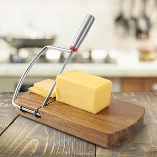 Planche à découper en bois trancheuse à fromage jambon et beurre