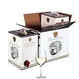 Luvit & Lumoè | Pinot Bianco IGT Veneto| Vino Bianco Italiano | Bag in Box | 2 X 5 Litri = 13 Bottiglie