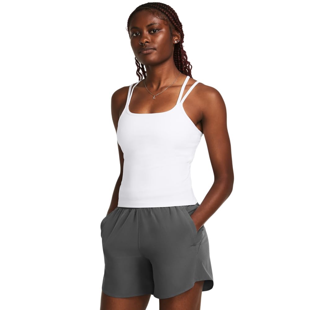 

                                                    Under Armour Womens Motion Strappy Tank Top, (100)