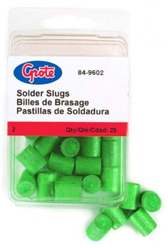 GROTE 84-9602 Solder Pellet with Flux,Green,PK25