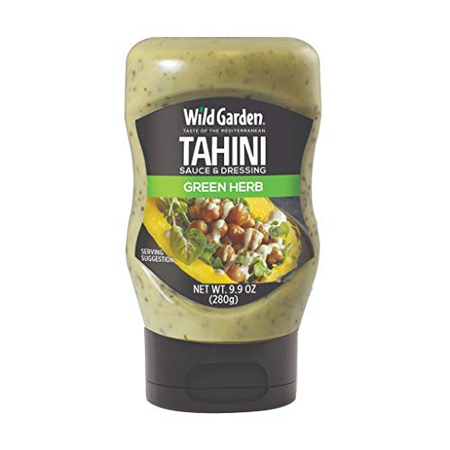 Wild Garden Easy Squeeze, Green Herb Tahini, Great on Fish,