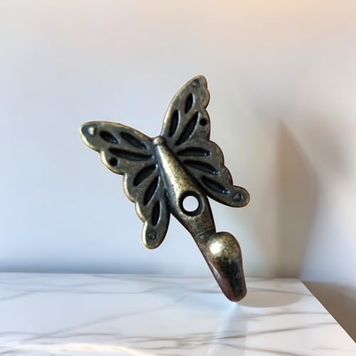5Sets-Antique-Hangers-Butterfly-Patterned-Wall-Mounted-Hanger-Bronze-Hooks-Butterfly-Hooks-for-Bedroom-Bathroom-Kitchen-Clothes-Hat-Coat-Towel-with-Screws 5Sets Antique Hangers Butterfly Patterned Wall Mounted Hanger Bronze Hooks Butterfly Hooks for Bedroom Bathroom Kitchen Clothes Hat Coat Towel with Screws