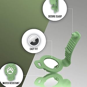 Case-for-Apple-AirTag-Pet-Tracker-Pet-Anti-Lost-Finder-Dog-Cat-Collar-Accessories-Backpacks-Cameras-Purses-Bicycles-Suitcases-Travel-Accessories-Green-224x146x06-inch - Cucciolini Doodles Case-for-Apple-AirTag-Pet-Tracker-Pet-Anti-Lost-Finder-Dog-Cat-Collar-Accessories-Backpacks-Cameras-Purses-Bicycles-Suitcases-Travel-Accessories-Green-224x146x06-inch