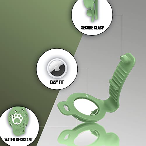 Case-for-Apple-AirTag-Pet-Tracker-Pet-Anti-Lost-Finder-Dog-Cat-Collar-Accessories-Backpacks-Cameras-Purses-Bicycles-Suitcases-Travel-Accessories-Green-224x146x06-inch - Cucciolini Doodles Case-for-Apple-AirTag-Pet-Tracker-Pet-Anti-Lost-Finder-Dog-Cat-Collar-Accessories-Backpacks-Cameras-Purses-Bicycles-Suitcases-Travel-Accessories-Green-224x146x06-inch