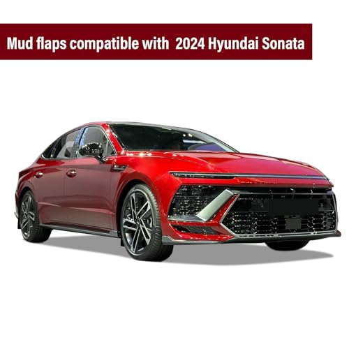 Image of Mud Flaps Kit for 2024 Hyundai Sonata Mud Splash Guard Fender Front and Rear 4-PC Set by TOPGRIL