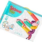 Juguetes deslizantes para bañera, juguete educativo para la ducha, juguete interactivo para niños, juguete de construcción de tobogán acuático, juguete interactivo para la construcción de pista de