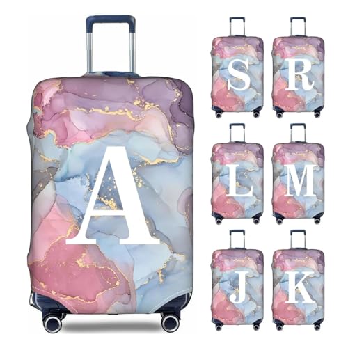 Luggage Cover Luggage Protective Cover Thick Elastic Protector Dust Anti-Scratch Suitcase Covers White Series(White T,26-28inch)2