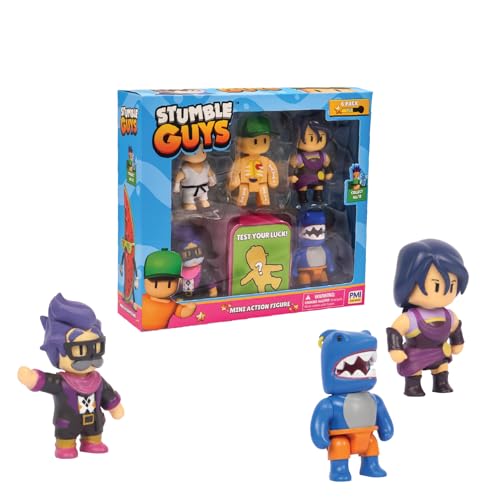 P.M.I. Stumble Guys Series 3 Mini Articulated Action Figures 6-Pack