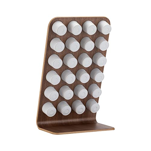 Samdi Coffee Pod Holder, K Pod Holder - 24 Pod Capacity K Cup Holder Organizer And K Cup Holder Wide, Coffee Bar Accessories Compatible With K Cup(Walnut) #TOP5