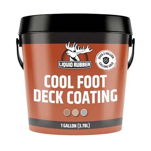 Liquid Rubber Cool Foot Deck Coating