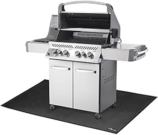 homenote Large Under Grill Mats, Durable 36 x 65 inches Deck and Patio Protective Mats, Fireproof Grill Pads for Outdoor, Perfect for Charcoal Grills, Gas Grills, Oil Fryers and Smokers