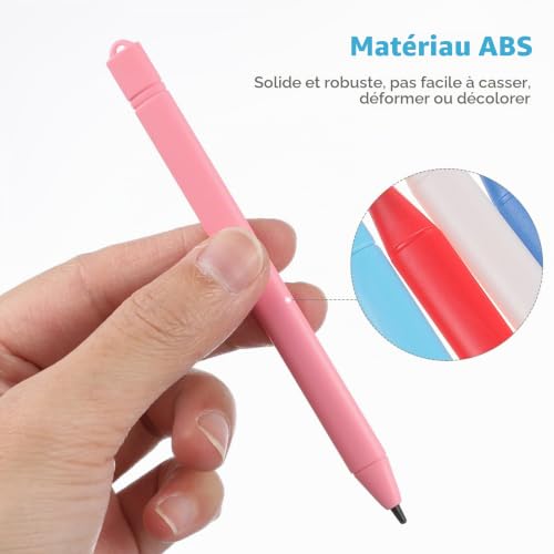 OSALADI Lot De 7 Stylets pour Tablette LCD 12 Pouces Multicolores Stylet pour Tablette D'Écriture Et Dessin Ardoise Numérique Remplacement Facile pour Enfants Et Adultes – vue 6