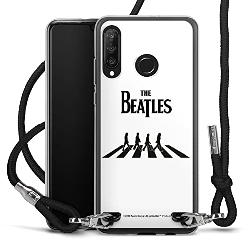 DeinDesign Coque Collier Compatible avec Huawei P30 Lite XL Coque avec Cordon Coque avec Cordon The Beatles Abbey Road… - Les Beatles, Paul McCartney, John Lennon, RIngo Starr, George Harrison DeinDesign Coque Collier Compatible avec Huawei P30 Lite XL Coque avec Cordon Coque avec Cordon The Beatles Abbey Road…