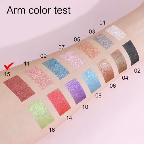 CAKAILA Single Dark Plum Matte Shimmer Eyeshadow,Wine Red Bright High Pigment Intense Monochrome Eye Shadow,Comes With Eyeshadow Brush and Mirror,24 Hour Eye Makeup Longwear Waterproof,Blendable