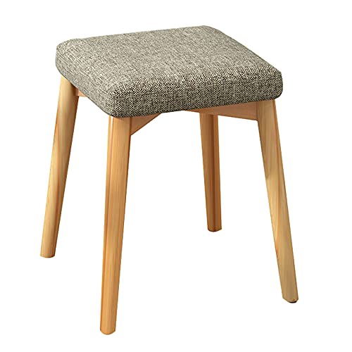 Chaise de bar en tissu textile rembourré marron de haute qualité