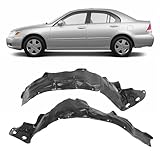 JMTAAT Front Fender Liner Inner Panel Compatible with 2003-2007 Honda Accord Sedan Replacement for HO1248114 HO1249114 74101SDAA00 74151SDAA00 Wheel Liner Splash Shields Guard Driver + Passenger Side