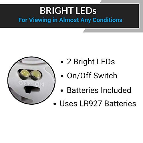 image for 40X LED Illuminated Jewelers Loupe/Trichome Scope by Formline Supply -