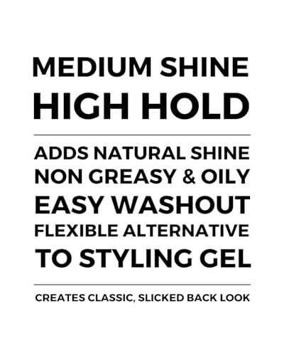 Image of Haxxed Hair Pomade for Men - Natural Oil-Based Pomade for Strong Hold, Sleek Shine & All-Day Control - Perfect for Men's Styling Needs 100 gms (Pack of 3)