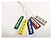 5 lot - LED 1x4 Down Light 5 1x4 USB Powered Brick Five Different Colors (WHITE LED, RED LED, BLUE LED, GREEN LED, YELLOW LED), Compatible with Major Brands
