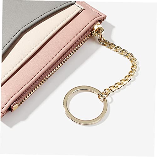 LIFKOME Small Coin Purse Card Holder Pink Fashion Wristlet Wallet Rfid Blocking3