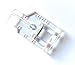 Clear Presser Foot 1/4" (Quarter Inch) Sewing Machine Presser Foot Quilting - Low Shank Snap-On