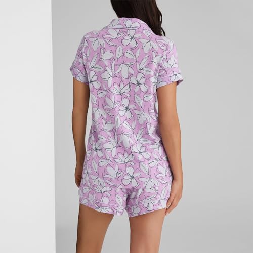 Image of Tommy John Women's Short Sleeve Top and Short Pajama Set