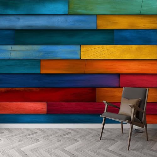 Carta da parati in tessuto non tessuto orizzontale a righe...