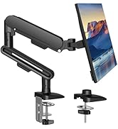 HUANUO モニターアーム 18kg高耐荷重 17-49インチ対応 機械スプリング式