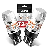 LASFIT T3 7440 7443 LED Bulb Amber 7444NA Built in Resistor 100% Error Free for 4TH Toyota Tacoma 2024 2025 Front Turn Signal Daytime Running Light Amber 500% Brighter 7444 7441 W21W Blinker (2pcs)