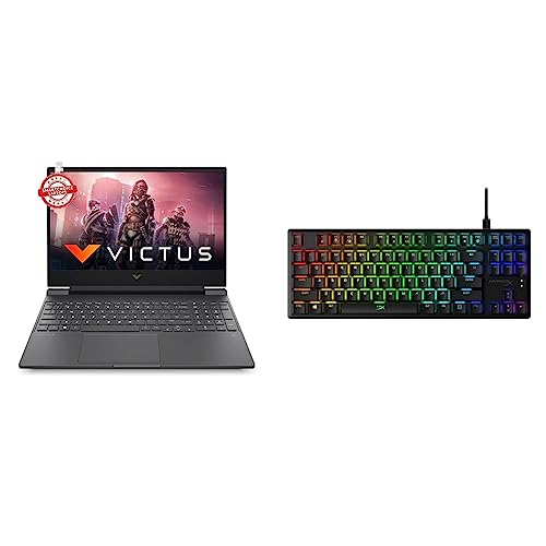 Image of HP Victus Gaming Laptop AMD Ryzen 5 5600H 15.6 inch(39.6 cm) FHD IPS Gaming Laptop & Alloy Origins Core (Blue Switch)