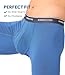 BAMBOO COOL Men's Ultra-Soft Breathable Boxer Briefs 3-Pack - Moisture Wicking Underwear | Comfort Fit, Tagless