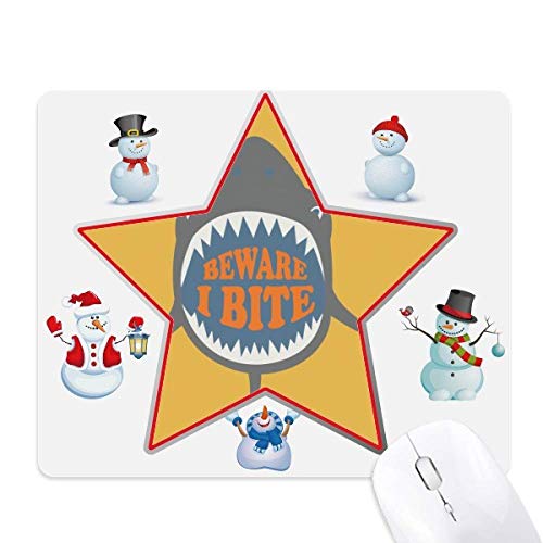 Tapis de souris requin de Noël idée cadeau originale pour collègue informatique