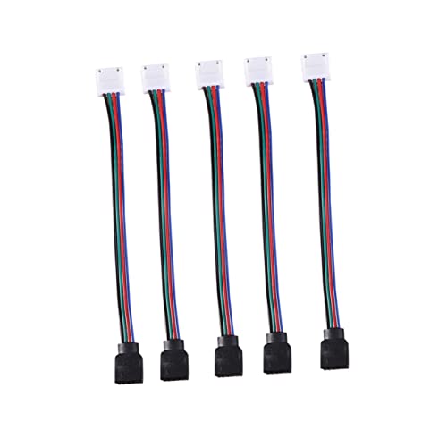 Hemobllo 10 Pcs Conector De Luz Rgb Faixa De Luz Led Jumper De Tira Led Adaptador De Energia Sem Sol