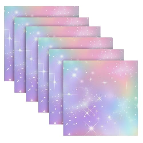 Servilletas de Tela Multicolor Set 6 20 x 20 pulgadas miniatura 2