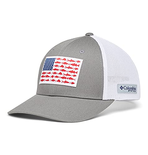Image of Columbia Unisex Adult PFG Logo Mesh Ball Cap