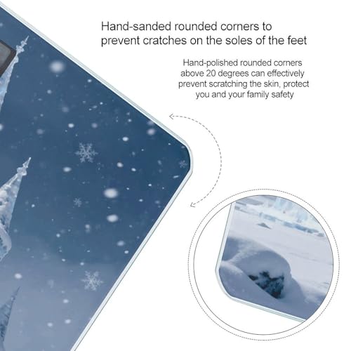 Báscula digital Ice Castle Winter para baño hasta 400 lb miniatura 4
