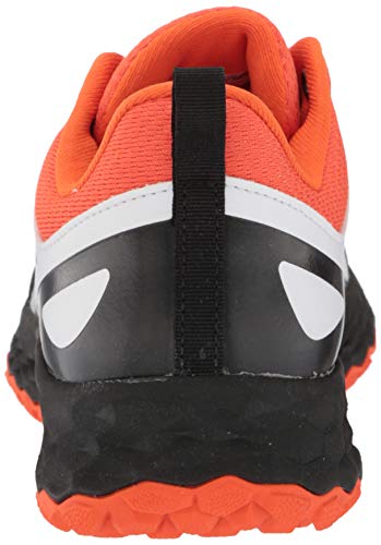 New Balance Women's Fresh Foam Velo V2 Turf Softball Shoe, Black | Orange | White, 5.5 #TOP2