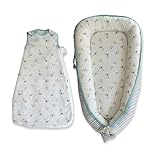 It's Petite Nido para Bebé y Saco de Dormir de Algodón 100% Recién Nacidos de...