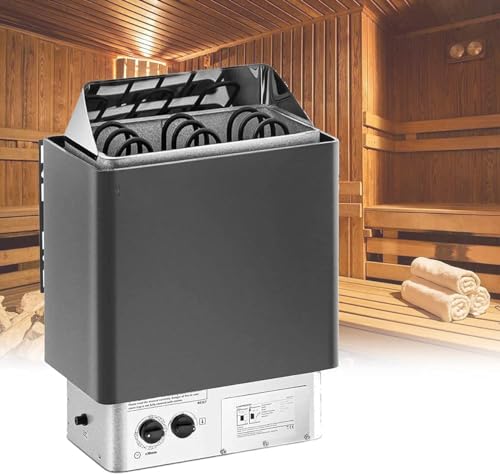 Calentador de Sauna 6KW, 200V-240V, Termostato y Protección