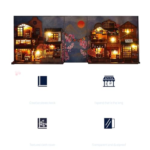 Accesorios de montaje a mano de calle japonesa para regalar en Navidad 4