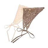 Bandeaux en tissu pour femmes : le bandana en crochet est imprimé d'un motif chic, attrayant et tendance qui ne manquera pas d'attirer les regards. bandanas pour filles