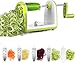 Spiralizzatore di Verdure Taglia Verdure a Spaghetti 5 In 1 Affettatrice a Spirale Manuale Tagliaverdure Julienne Spaghetti Zucchine Attrezzo Spaghetti di Zucchine Attrezzo per Verdure Cetrioli Carote immagine