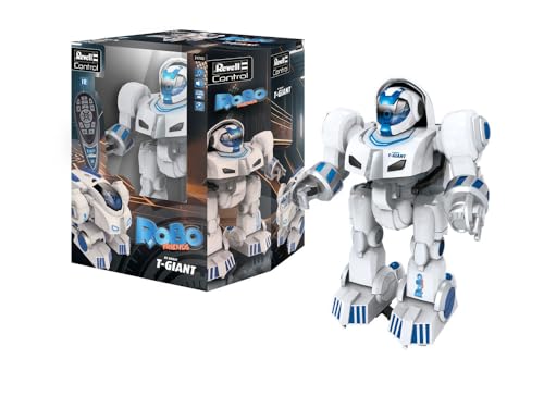 Revell RC, T-Giant Roboter, Interaktiver Roboter mit Soundeffekten und Musikwiedergabe, Einzigartige Transformation per Fingerabdruck, Programmierbare Bewegungsabläufe, Tanzen mit Musik