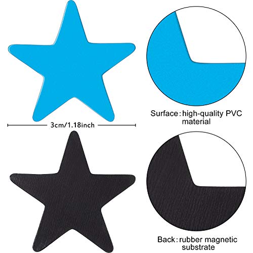 120 Pieces Star Magnets For Whiteboard Cute Colored Magnets Star For Kids Reward Chart Small Star Fridge Magnets Colorful Refrigerator Magnets Star For Office Kitchen Whiteboard Classroom Decoration #TOP1