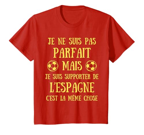 Espagne Foot Homme Humour Idée Cadeau Supporter Drôles T-Shirt