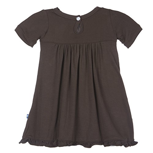 KicKee Pants Swing Dress, Bark, 0-3 Months