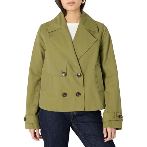 The Drop Women's Plus Size Mara Cropped Trench