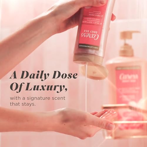 Image of Caress Body Wash for Women, Daily Silk White Peach & Orange Blossom, Shower Gel Body Wash Moisturizing for Noticeably Silky, Soft Skin, 20 fl oz, 4 Pack